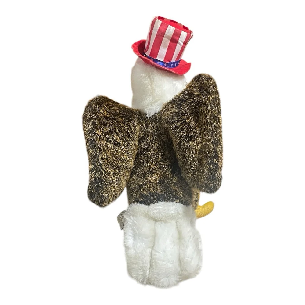 Vintage Ganz Bald Eagle Plush 1990 Heritage Collection Patriotic Americana READ